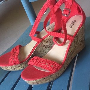 Pretty red sandals